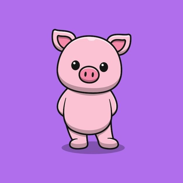 Cerdito de pie